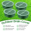 Meonum 4 Pack 6 in Round Drain Grate Covers, for