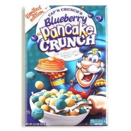 Blueberry Pancake Cap'n Crunch FRIDGE MAGNET cereal box - 2.5 x 3.5 inches