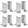YIDU69Q 8 Pcs Adjustable Split Retrofit Post Base for 4x4,6x6