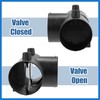 VekAuto 75mm Car Heater Warm 3 Way Elbow Pipe T