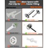 Rafbar Sausage Stuffer Kit for Kitchenaid KSMMGA Meat Grinder Attachment,