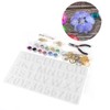 Crystal Epoxy Mold Kit DIY Alphabet Number Silicone Mould Necklace