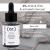 Skincyclopedia - Activated carbon serum with 5% AHA & PHA,