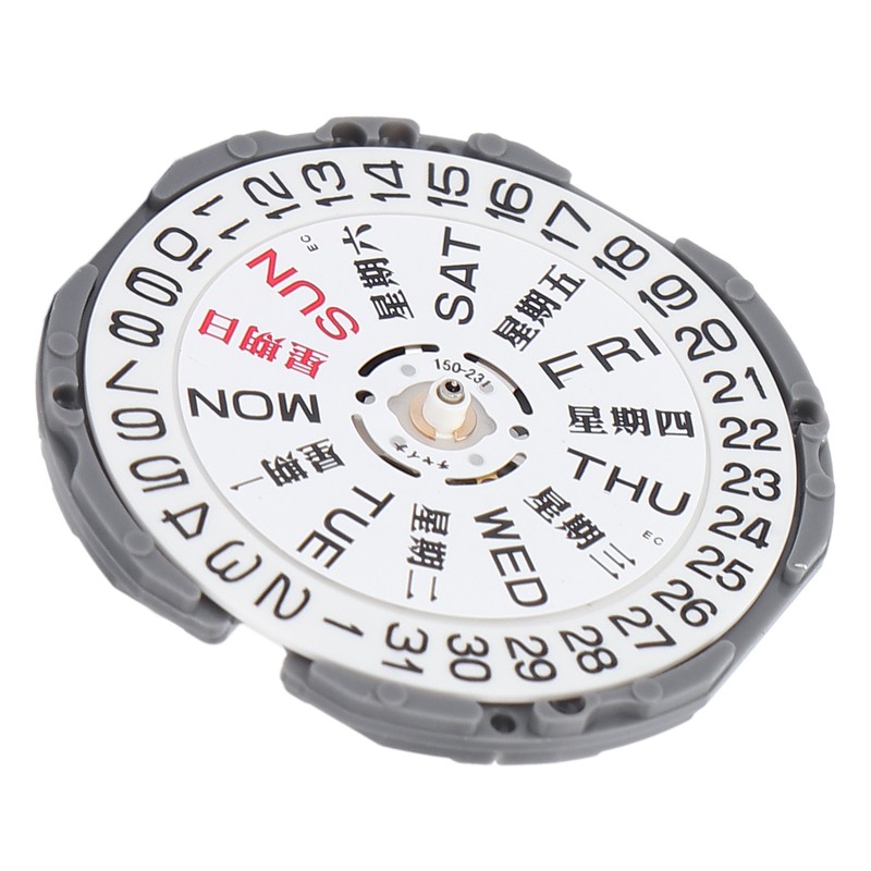 VJ33 Watch Movement Replacement Day Date Calendar Movement Watch Repair