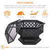 Yaheetech Fire Pit Fire Pits for Outside 24in Hex Shaped
