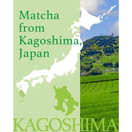 KIRISHIMA Polvo de té verde orgánico Kirishima Matcha, grado ceremonial, edición Teahouse Premium First Harvest, grado ceremonial premium, origen...  