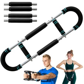 VVOKGO VVOKGO Twister Arm Trainer with 4 Spring for Men & Women, 20-110lb Adjustable Chest Workout Equipment, Shoulder Arm Strength Exerciser, Portable Power Twister Bar, Detachable Design Fitness Anywhere