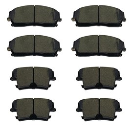 DYZJKWJW D1086 D1089 Front Rear Ceramic Brake Pads Set Fit For 2007-2011 Honda CR-V All Models,For 2012-2016 Honda CR-V AWD (8 pcs)