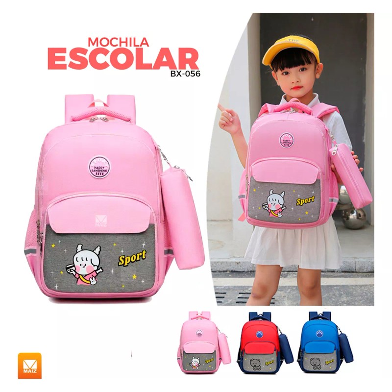 Maíz Mochila Escolar Lapicera Estudiante Viaje Infantil Kawaii