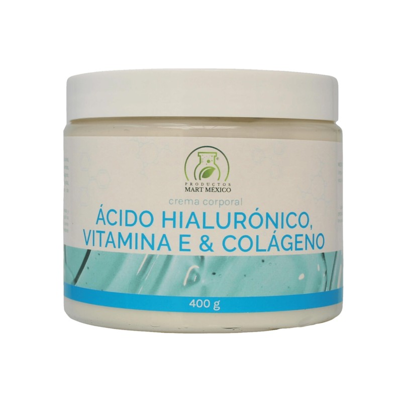 Crema Facial De Ácido Hialurónico, Vitamina E & Colágeno Hidratación