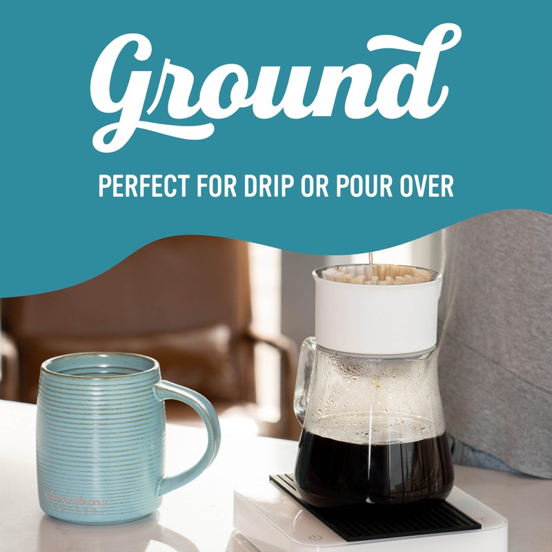 Caribou Coffee, Mahogany Dark Roast, 12 oz. Bag, Dark Roast