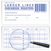 15PCS Larger Lines Check Registers for Personal Checkbook - 2024
