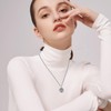 JFASHOP 925 Sterling Silver Saint Raphael Medal Protection Amulet Necklace