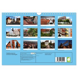 City Stroll in Beautiful Nördlingen (Wall Calendar 2026 DIN A4 Landscape), CALVENDO Monthly Calendar