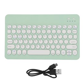 Wireless Keyboard Stable Connection Mobile Phone Tablet Laptop Accessories for IOS for Android for WindowsGreen