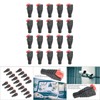 20Pcs Gold Plated Needle DC Power Connector Female Plug Pressure