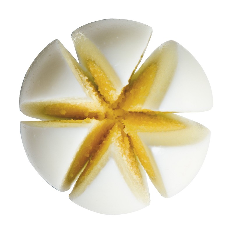 Prepworks by Progressive Compact Egg Slicer,white, red and yellow