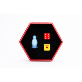 FanRoll Compatible with Catan Premium Robber & Metal Dice Set, Opalite