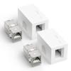 LEENUE 2 Pack 1-Port Keystone Jack Surface Mount Box for