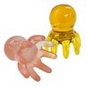 Octopus Gua Sha Massager Scalp Body Face Trapezius Muscle massage pink 4ea