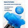Water Inlet Valve Fit for Whirlpool Maytag Washer Machine, Front