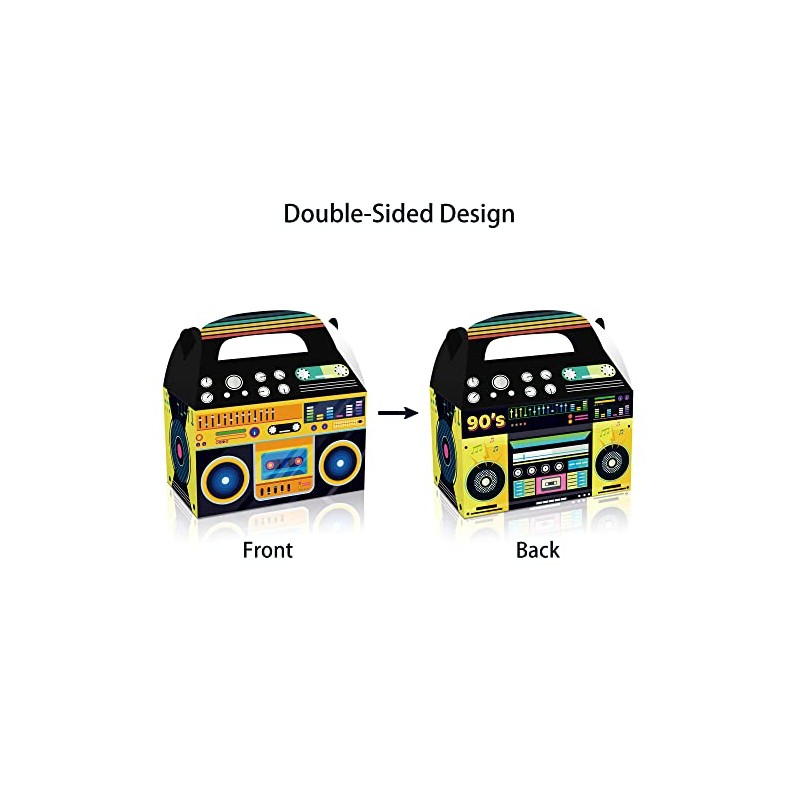 Cajas Regalo Fiestas Radio Piezas Temática Retro Novedosas Hip Hop