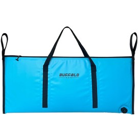 Buffalo Gear Insulated Fish Cooler Bag 40x18 Inch,Monster Leakproof Fish Kill Bag,Large Portable Waterproof Fish Bag,Keep Ice-cold More Than 48 Hours (Blue)
