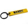 Pixly® Nanny Licence Plate Keychain, Mini UK Number Plate Keyring,