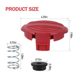 131763310 String Trimmer Spool Cap Replacement for Craftsman CMCST920 and CMCST960 Series String Trimmers, Trimmer Head Replacement Spring Base and Cover Cap 1 Set
