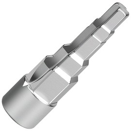 Universal step wrench with internal square 1/2 inch, 5-stage, step wrench drive for ratchet, ratchet, sanitary radiator