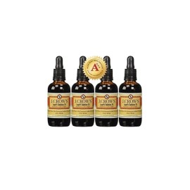 J.CROW'S® Lugol's Solution of Iodine 2% 2 oz Four Pack (4 bottles)