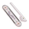 5Pcs Finger Small Joint Goniometer Clear Scale Transparent PVC Finger