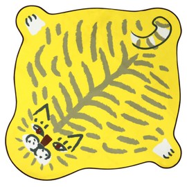 Adetina Sticky Towel, Water Absorbent, Wrap Up Pouch, Animal Pattern, Women's, Men's, 15.7 x 15.7 inches (40 x 40 cm)