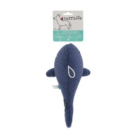 Rosewood Tufflove Whale Medium, Tough Dog Toy, For to Large Dogs, Blue