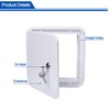 RV Trailer Electric Power Cord Cable Hatch with 2 Keys,