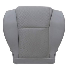 GXARTS Driver or Passenger Side Bottom Replacement Perforated Leather Seat Cover Gray Compatible with Toyota Sequoia 2007 2008 2009 2010 2011 2012 2013 Fit for Toyota Tundra 2007-2013