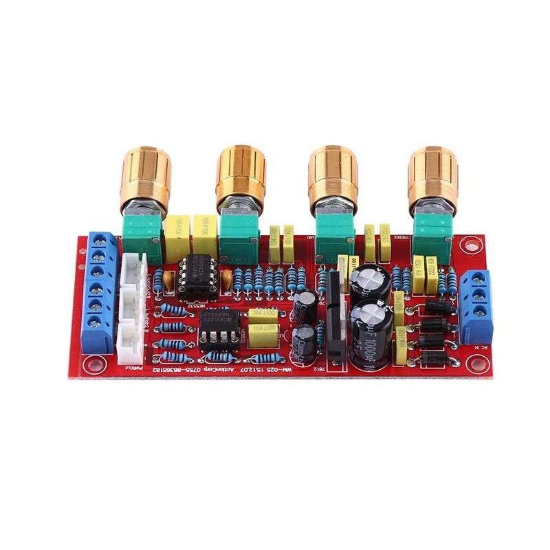 HIFI Preamp NE5532 Pre-amplifier Volume Tone Control Board Kits AC