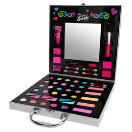 SHIMMER 'N SPARKLE - Valigetta trucco per ragazze, Studio di trucco ragazze, Toeletta giocattolo, Trucco per ragazze, 35 sfumature e lucentezza, +8 anni (46729)