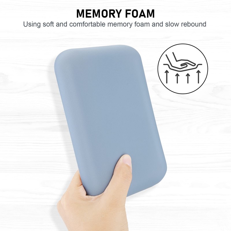 Leolee Elbow Rest Pads for Desk, Blue Ergonomic Wrist Rest