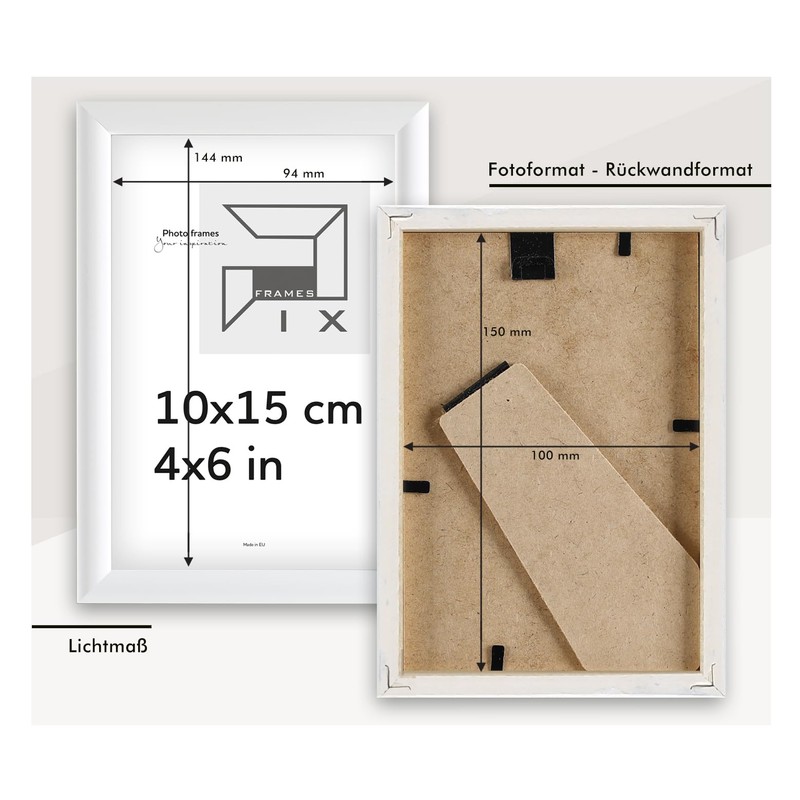 Pix FRAMES Picture Frame - Wooden Photo Frame - Frame