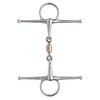 Full Cheek Snaffle Bit With Copper Peanut Stainless steel for