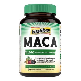 Vitalibre Maca Extracto 4:1 1500 Mg 90 Cápsulas