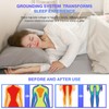 Grounding Sheets Queen Size, Earth Grounded Fitted Bed Sheet with
