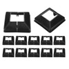 sourcing map 12Pcs Post Base Cover, 3.5"x3.25" (Internal Size 1.5"x1.5")