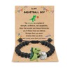MANVEN Boys Gift for Teenage Son Bracelet Basketball Gift Back