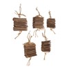 5pcs Parrot Cardboard Chew Toy Funny Natural Bite Resistance Bird