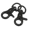 Marvexi 10Pcs Black Swivel Trigger Snap Hook, Stainless Steel