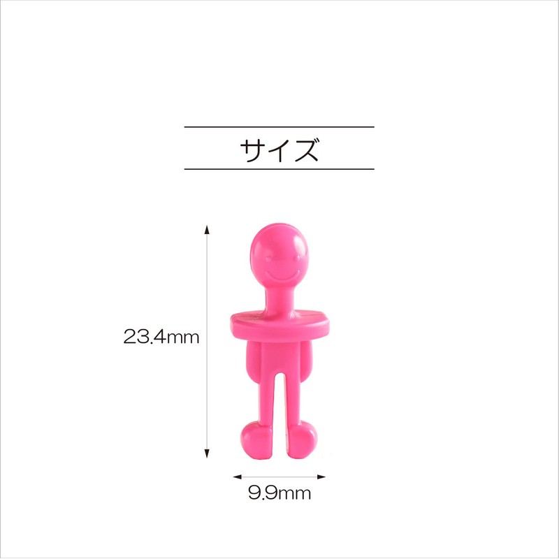 KIYOHARA SUN60-91 Sankoko Mr Bobbin Pink 8 Pieces