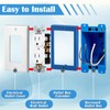OwnMy 8PCS 1/2" Electrical Outlet Box Extenders, 1 Gang Electric