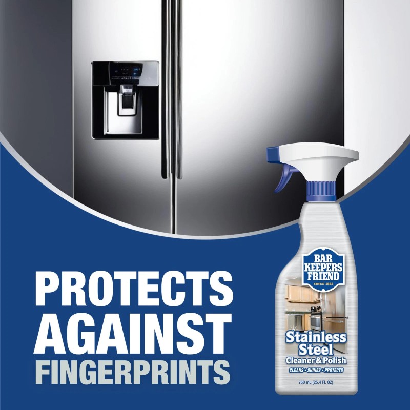 Bar Keepers Friend Stainless Steel Cleaner and Polish Pack of